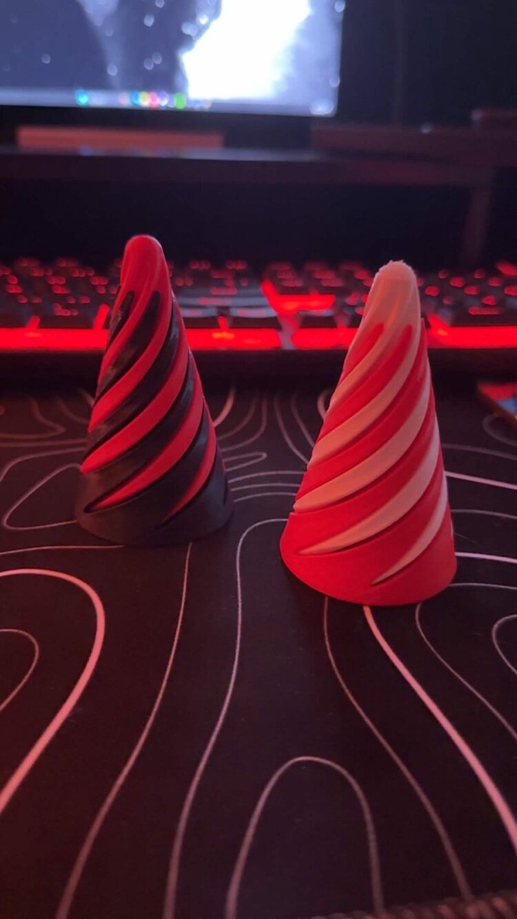 3D Printed Spiral Cone Fidget 1pk
